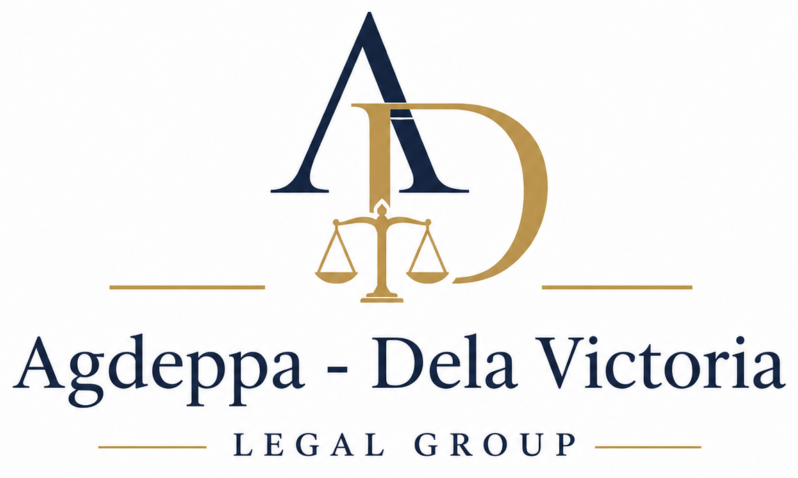 Agdeppa Delavictoria Legal Group Logo